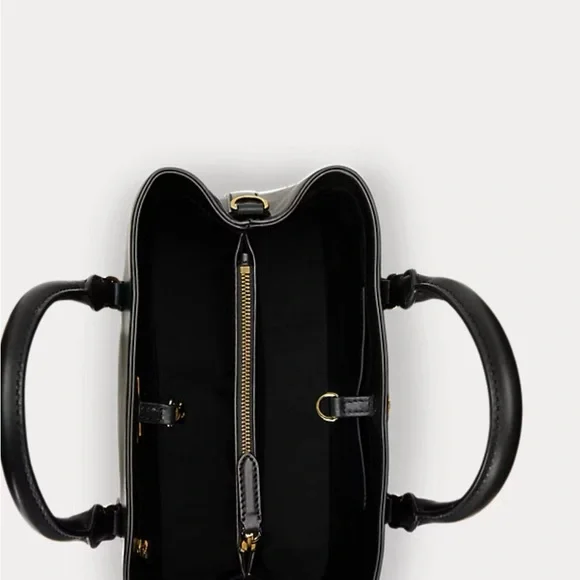 Ralph Lauren Elegant Black Satchel - Picture 5 of 14